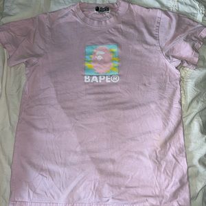 Pink BAPE tee